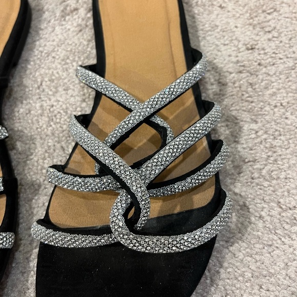 Torrid Sparkly Wide Width Slip-on Sandals - Picture 2 of 5
